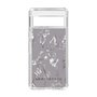 Slim Protection Case［ MERCURYDUO - BotanicalFlower - Grey ］