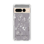 Slim Protection Case［ MERCURYDUO - BotanicalFlower - Grey ］