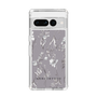 Slim Protection Case［ MERCURYDUO - BotanicalFlower - Grey ］