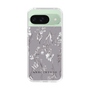 Slim Protection Case［ MERCURYDUO - BotanicalFlower - Grey ］
