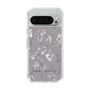 Slim Protection Case［ MERCURYDUO - BotanicalFlower - Grey ］