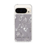 Slim Protection Case［ MERCURYDUO - BotanicalFlower - Grey ］
