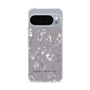 Slim Protection Case［ MERCURYDUO - BotanicalFlower - Grey ］