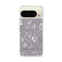 Slim Protection Case［ MERCURYDUO - BotanicalFlower - Grey ］