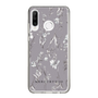 Slim Protection Case［ MERCURYDUO - BotanicalFlower - Grey ］