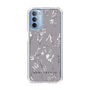Slim Protection Case［ MERCURYDUO - BotanicalFlower - Grey ］