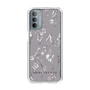 Slim Protection Case［ MERCURYDUO - BotanicalFlower - Grey ］