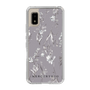 Slim Protection Case［ MERCURYDUO - BotanicalFlower - Grey ］