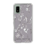 Slim Protection Case［ MERCURYDUO - BotanicalFlower - Grey ］