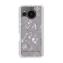 Slim Protection Case［ MERCURYDUO - BotanicalFlower - Grey ］