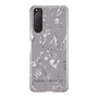 Slim Protection Case［ MERCURYDUO - BotanicalFlower - Grey ］