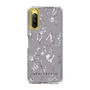 Slim Protection Case［ MERCURYDUO - BotanicalFlower - Grey ］