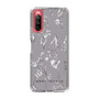 Slim Protection Case［ MERCURYDUO - BotanicalFlower - Grey ］