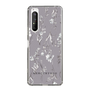 Slim Protection Case［ MERCURYDUO - BotanicalFlower - Grey ］
