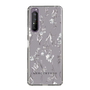 Slim Protection Case［ MERCURYDUO - BotanicalFlower - Grey ］