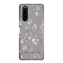 Slim Protection Case［ MERCURYDUO - BotanicalFlower - Grey ］