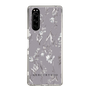 Slim Protection Case［ MERCURYDUO - BotanicalFlower - Grey ］