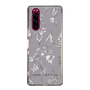 Slim Protection Case［ MERCURYDUO - BotanicalFlower - Grey ］