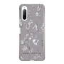 Slim Protection Case［ MERCURYDUO - BotanicalFlower - Grey ］