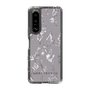 Slim Protection Case［ MERCURYDUO - BotanicalFlower - Grey ］
