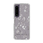 Slim Protection Case［ MERCURYDUO - BotanicalFlower - Grey ］