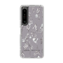 Slim Protection Case［ MERCURYDUO - BotanicalFlower - Grey ］