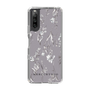 Slim Protection Case［ MERCURYDUO - BotanicalFlower - Grey ］