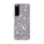 Slim Protection Case［ MERCURYDUO - BotanicalFlower - Grey ］