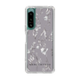Slim Protection Case［ MERCURYDUO - BotanicalFlower - Grey ］