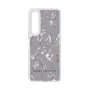 Slim Protection Case［ MERCURYDUO - BotanicalFlower - Grey ］