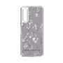 Slim Protection Case［ MERCURYDUO - BotanicalFlower - Grey ］