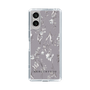 Slim Protection Case［ MERCURYDUO - BotanicalFlower - Grey ］