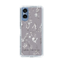 Slim Protection Case［ MERCURYDUO - BotanicalFlower - Grey ］