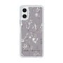 Slim Protection Case［ MERCURYDUO - BotanicalFlower - Grey ］