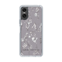 Slim Protection Case［ MERCURYDUO - BotanicalFlower - Grey ］
