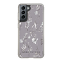 Slim Protection Case［ MERCURYDUO - BotanicalFlower - Grey ］