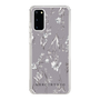 Slim Protection Case［ MERCURYDUO - BotanicalFlower - Grey ］