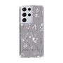 Slim Protection Case［ MERCURYDUO - BotanicalFlower - Grey ］