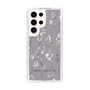 Slim Protection Case［ MERCURYDUO - BotanicalFlower - Grey ］