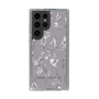 Slim Protection Case［ MERCURYDUO - BotanicalFlower - Grey ］
