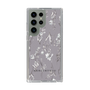 Slim Protection Case［ MERCURYDUO - BotanicalFlower - Grey ］