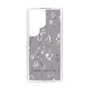 Slim Protection Case［ MERCURYDUO - BotanicalFlower - Grey ］