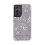 Slim Protection Case［ MERCURYDUO - BotanicalFlower - Grey ］