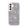 Slim Protection Case［ MERCURYDUO - BotanicalFlower - Grey ］