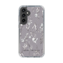 Slim Protection Case［ MERCURYDUO - BotanicalFlower - Grey ］