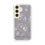 Slim Protection Case［ MERCURYDUO - BotanicalFlower - Grey ］
