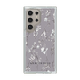 Slim Protection Case［ MERCURYDUO - BotanicalFlower - Grey ］