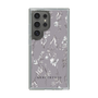 Slim Protection Case［ MERCURYDUO - BotanicalFlower - Grey ］