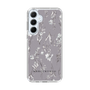 Slim Protection Case［ MERCURYDUO - BotanicalFlower - Grey ］