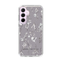 Slim Protection Case［ MERCURYDUO - BotanicalFlower - Grey ］